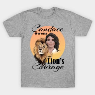 Candace Owens has a Lion's Courage, yellow sun T-Shirt